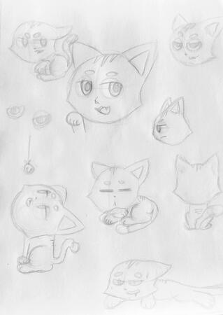 Various Storme the Cat doodles