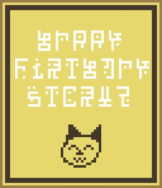 Birthday card from Denys, 2020