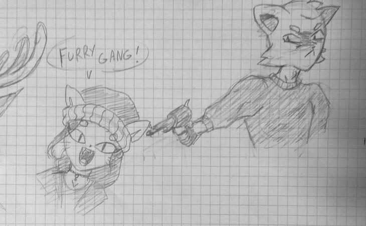 Furry Gang by Stéphanie