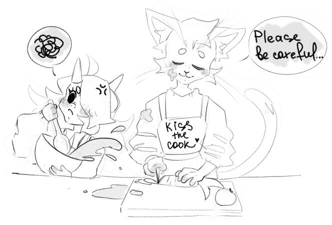 Moshy cooking with Storme by Chemosha